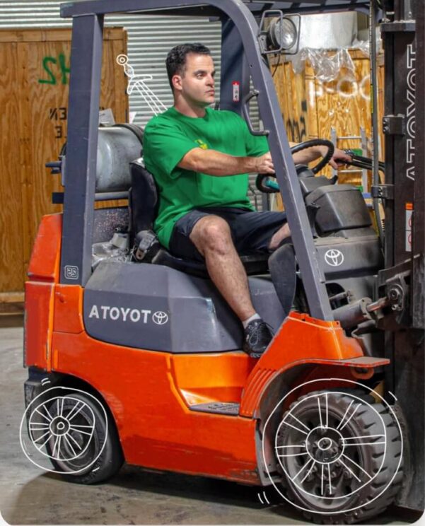 forklift Eden orange forklift Eden orange
