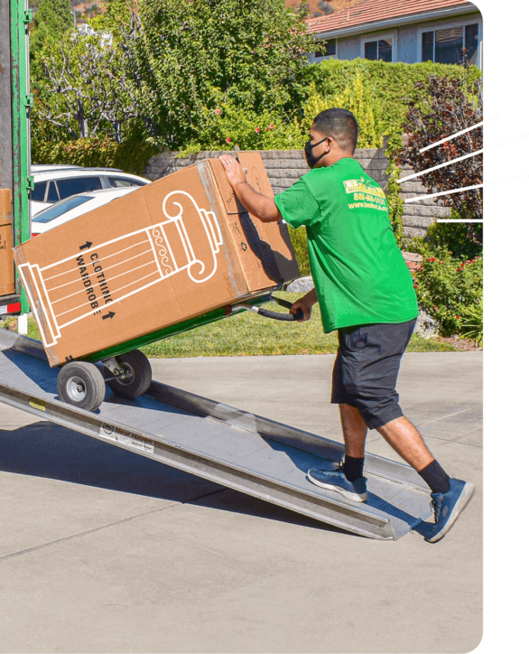 image man pushing cart to truck v2
